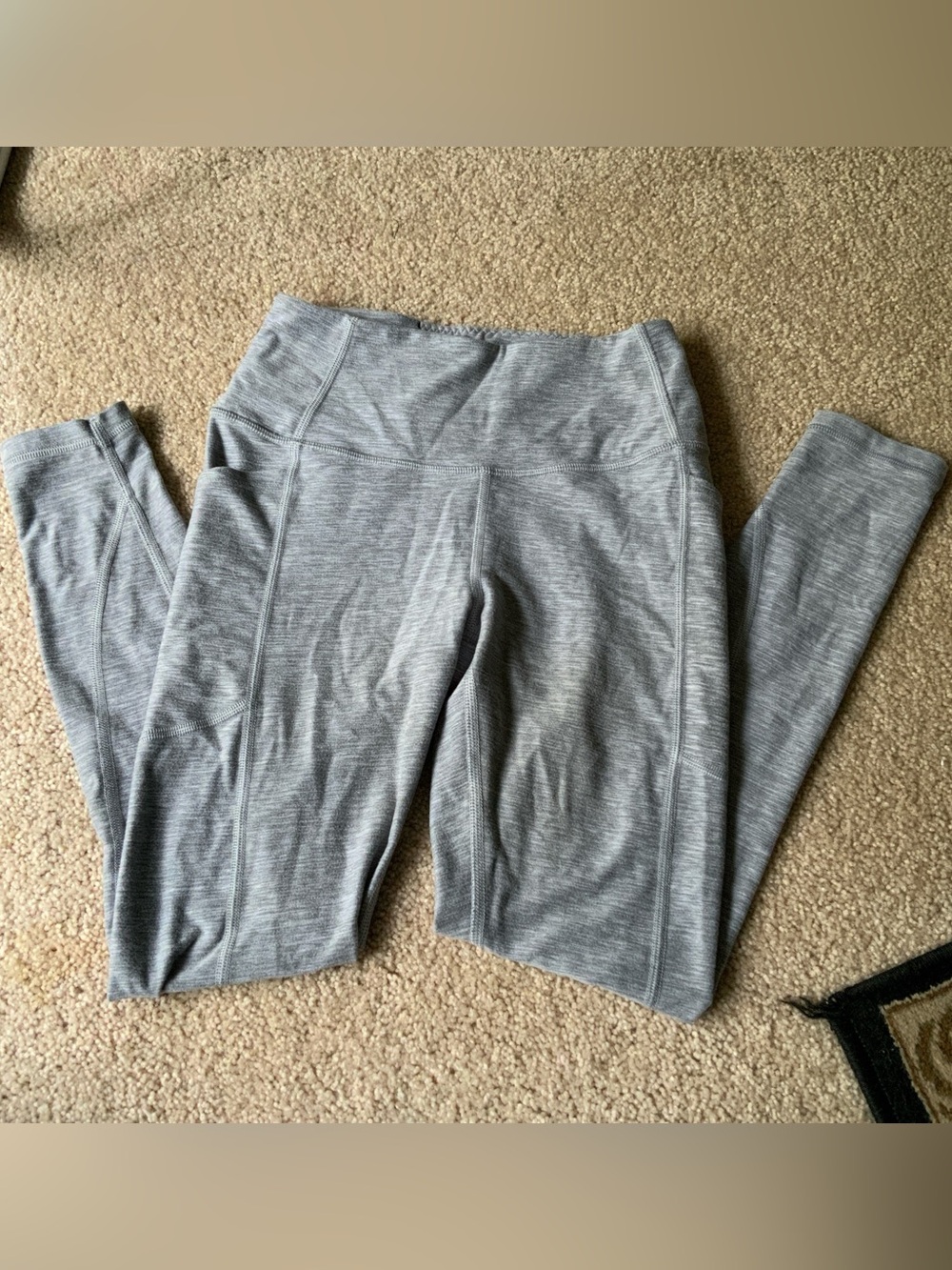 Victoria's Secret Heather Gray High-Waist Leggings